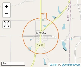Area schools map